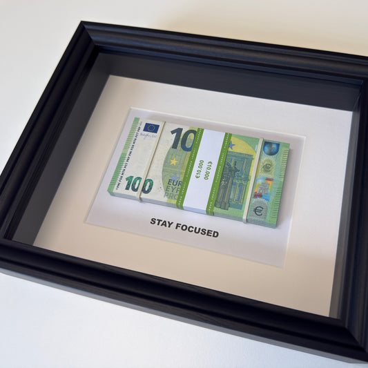 STAY FOCUSED EURO STACK MONEY FRAME NEW STYLE 1