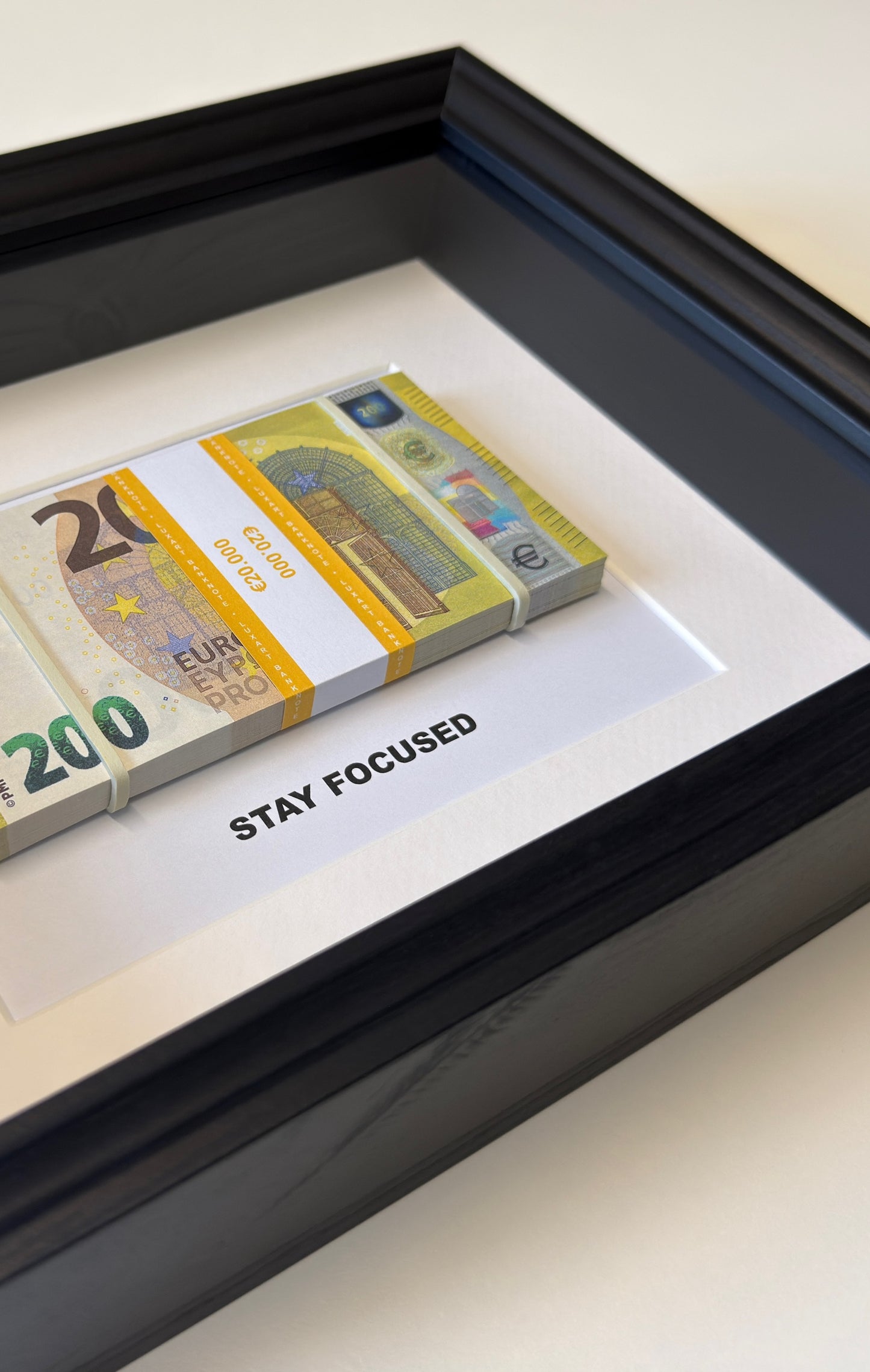 STAY FOCUSED EURO STACK MONEY FRAME NEW STYLE 2