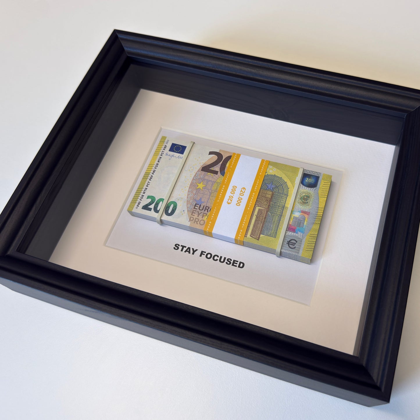 STAY FOCUSED EURO STACK MONEY FRAME NEW STYLE 2