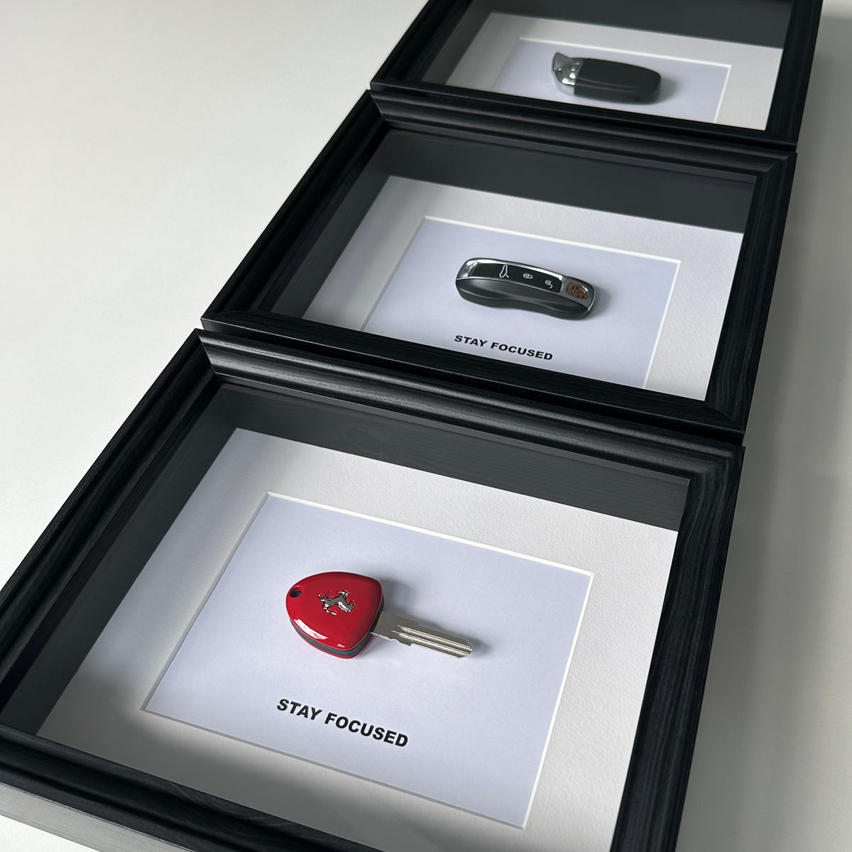 4 Key Frames STAY FOCUSED CAR KEY FRAME 1 – Car Key Frame For Car Lovers – LUXART ...