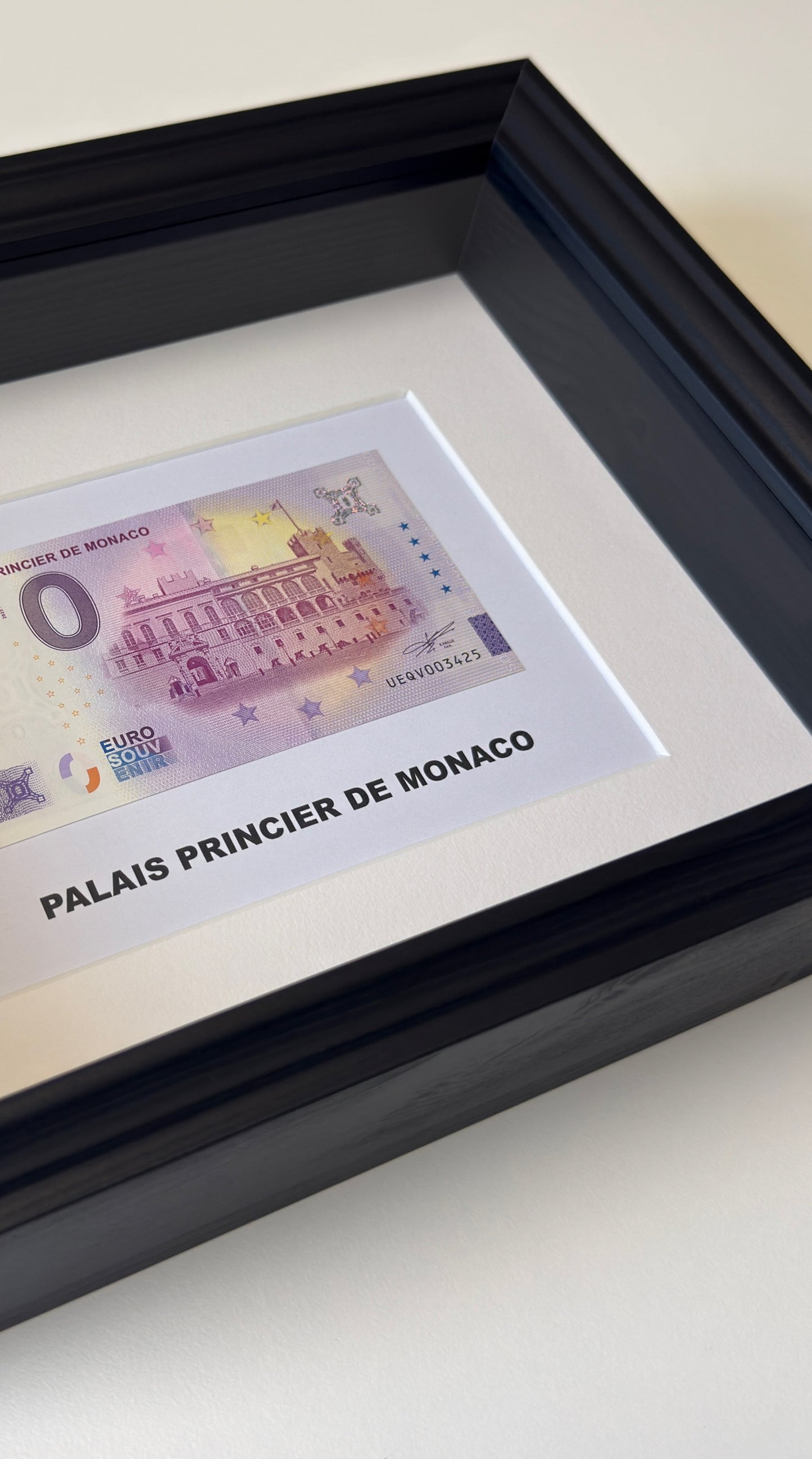 MONACO EURO MONEY FRAME