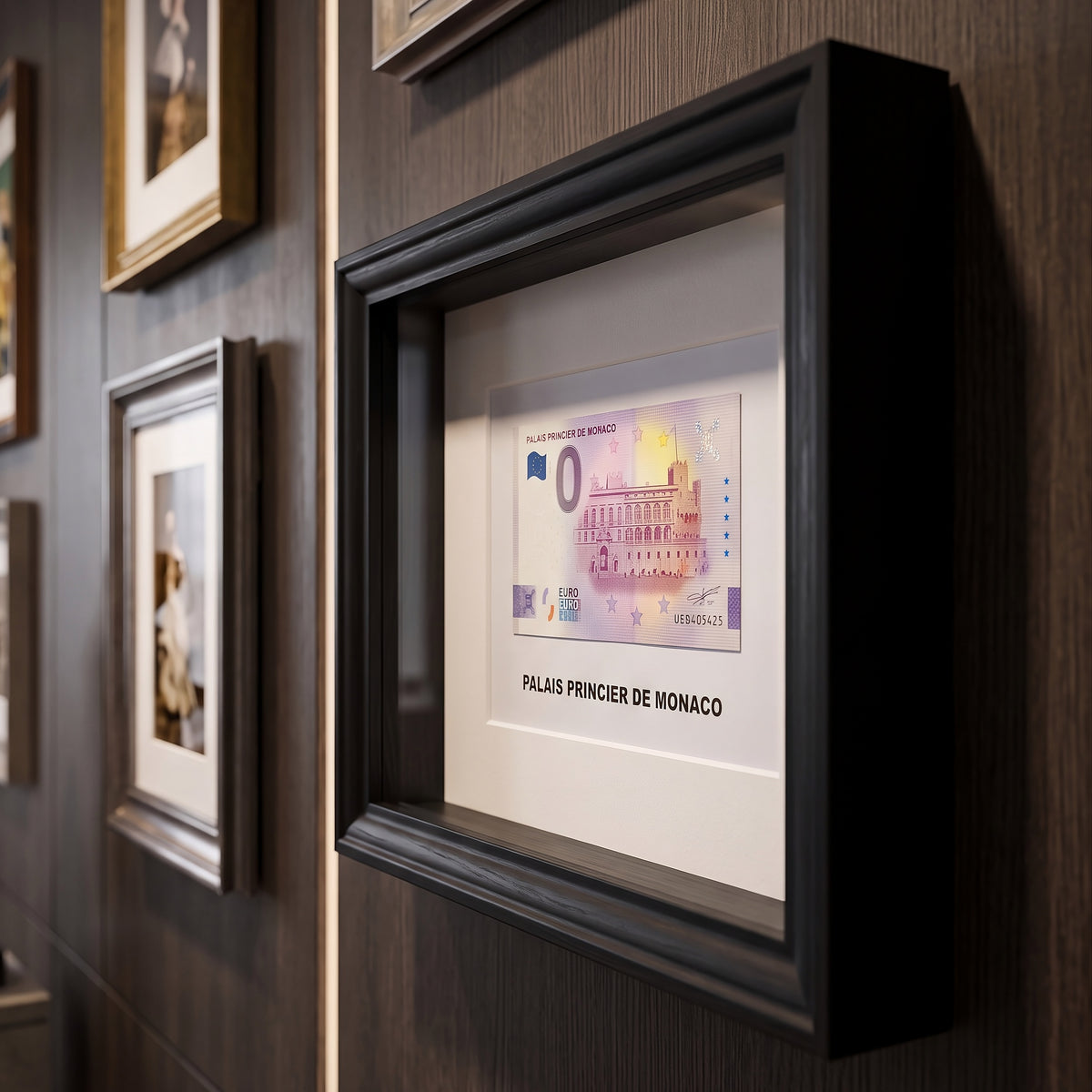Monaco Euro Money Frame with decorative euro banknotes by LUXART designer frame